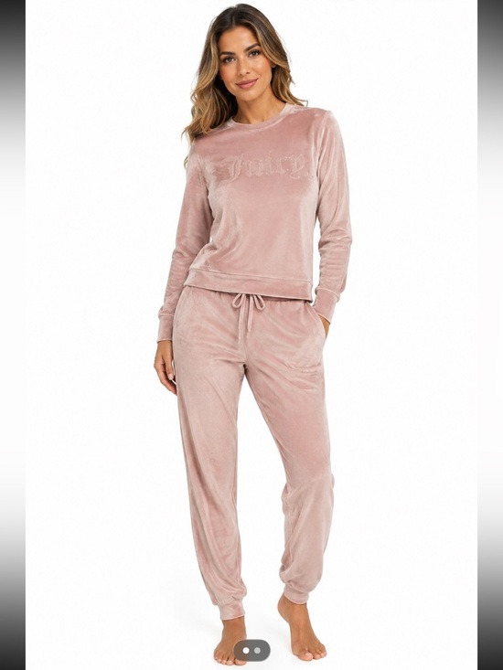 Juicy Couture Other - Juicy Couture Velour Pajama Set Rhinestone Y2K Loungewear Sleepwear - Size XL‎